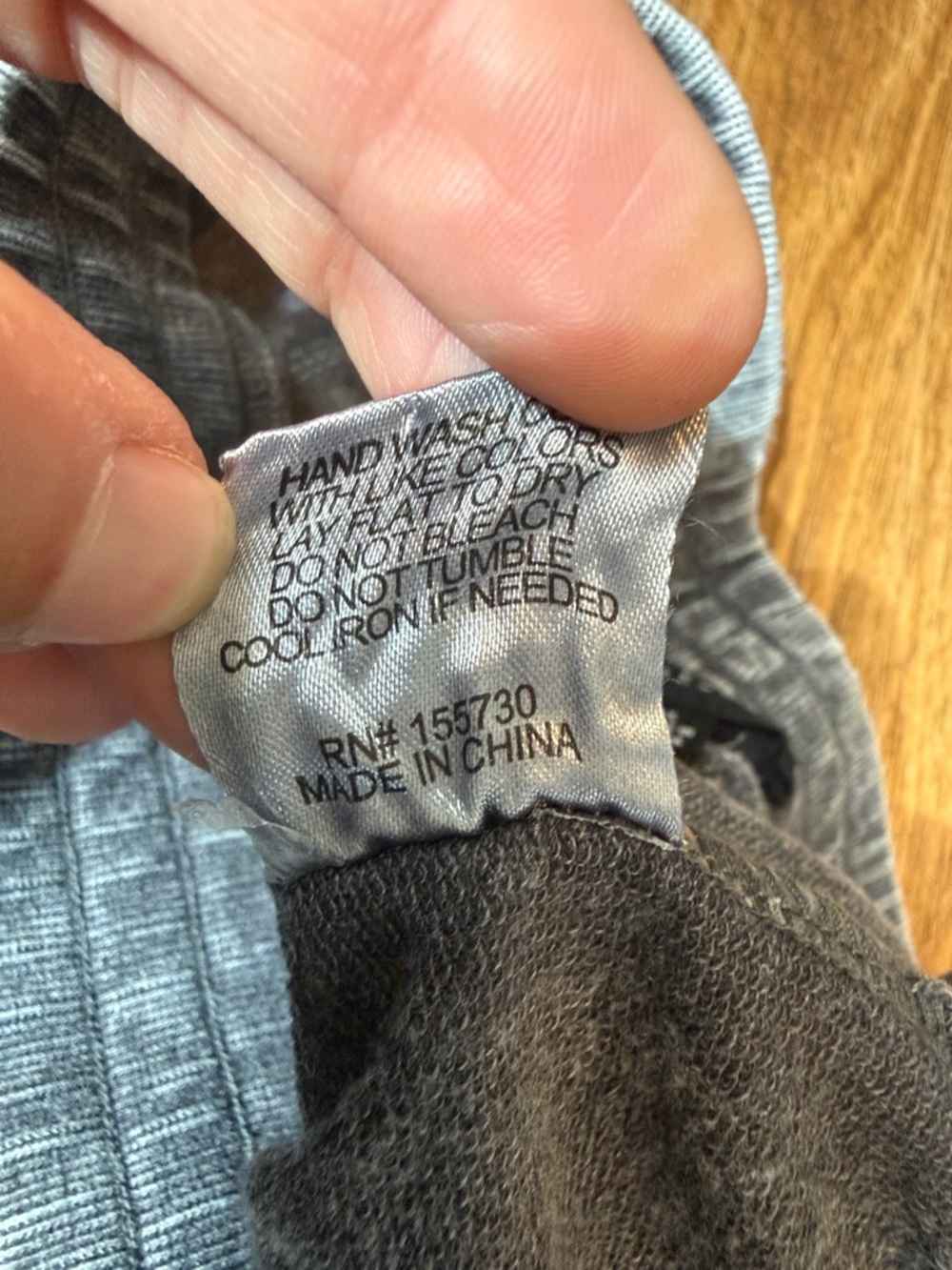 Jane and Delancey Washed Gray Drawstring Jogger Pants - Picture 5 of 5